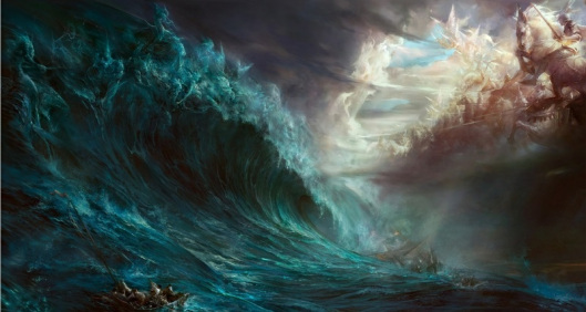 Elendhil fångar vågen