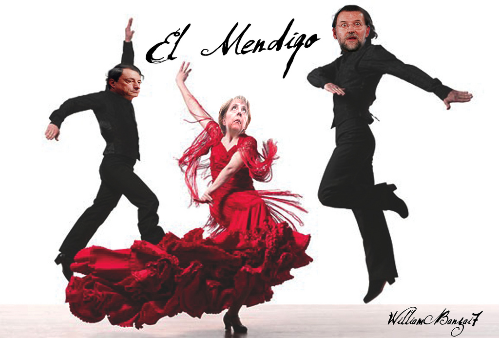 Dråplige Draghis danser