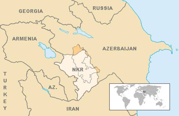Armenien-Ryssland-Azerbadjan