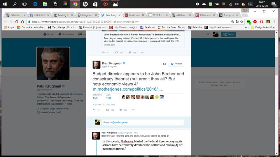 Ekonomi a lá Krugman