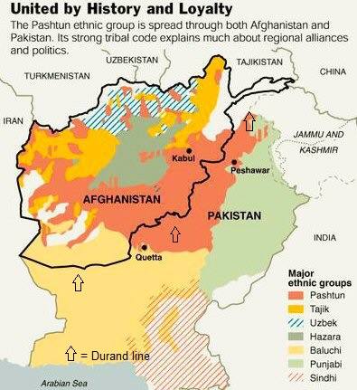 Mellan Afghanistan, Pakistan & Indien I Engelsk Regi