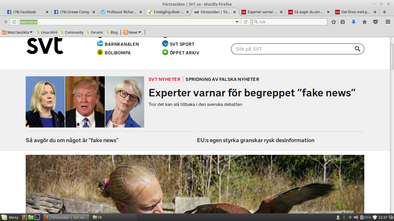Påfallande Fakenewsupplysningsinsats