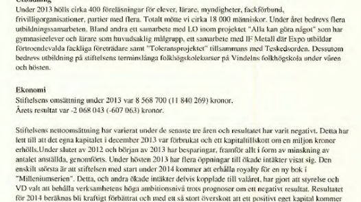 Allmänt Finansierade Särintressen