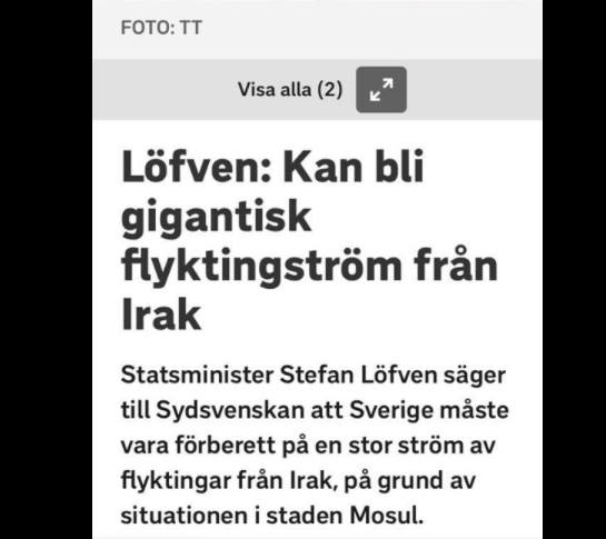 Oadresserat Av Löfven