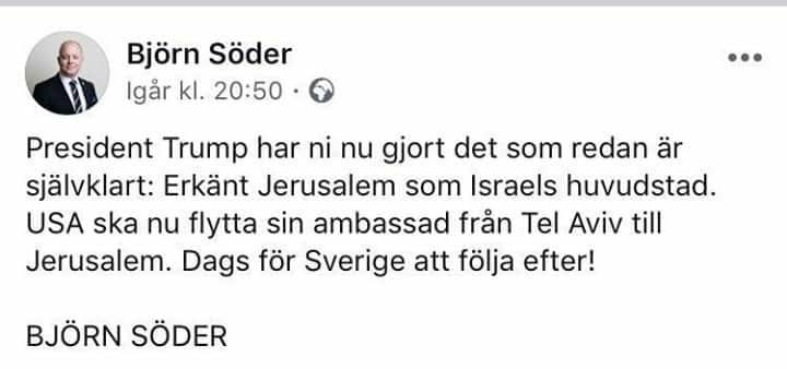 Djupt Åt Söder För Israel