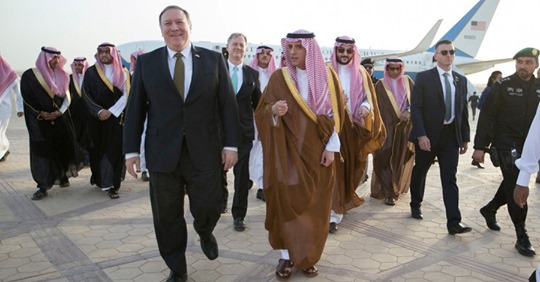 Pompeo I Saudi Arabien