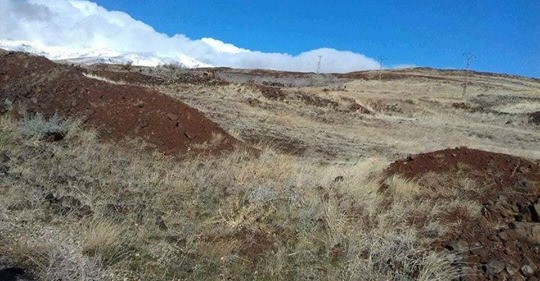 Golanhöjdernas Lutning