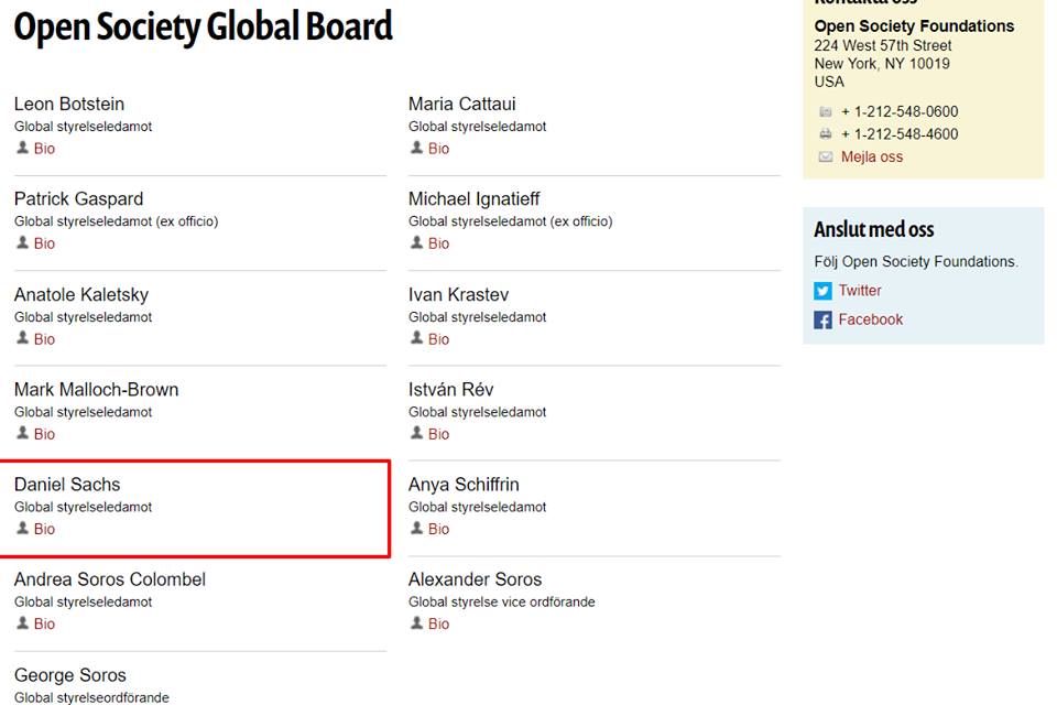 Daniel Sachs & Soros