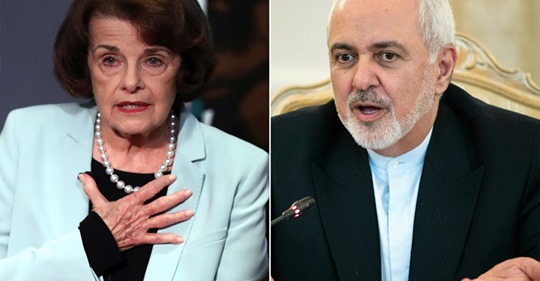 Feinstein Hos Irans Utrikesminister