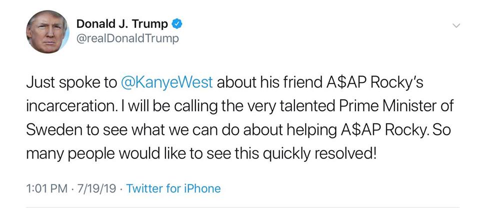 Trump & Talangfull Statsminister