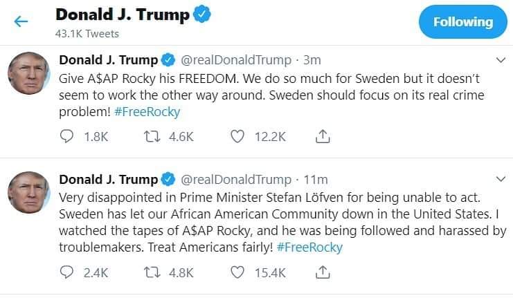 Besviken Trump