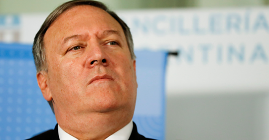 Pompeo Förnekar Iranskt Spionpåstående