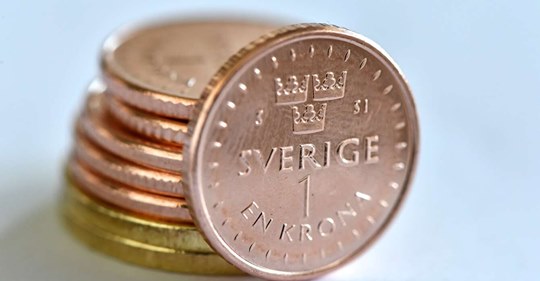 Fallande Krona Skvalpar