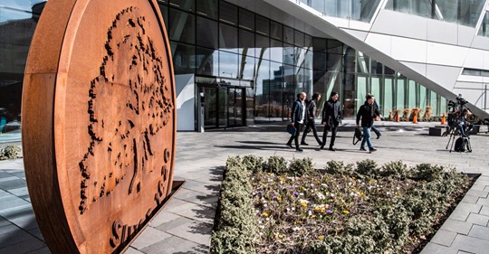 Svensk Ordning Med Fallande Börs