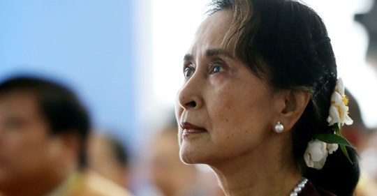 Nobelpristagaren Aung San Suu Kyi