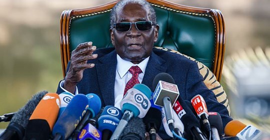 Mugabe Död