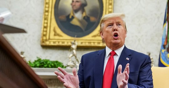 Trump Skriver Till Pelosi