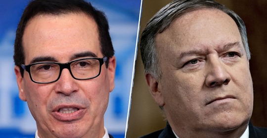 Pompeo & Mnuchin Om Iran