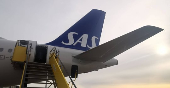 Inställt SAS-Flyg