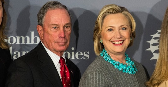 Bloomberg, Clinton & Sanders