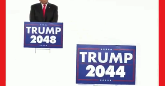 Trump Twittrar För Evigt President