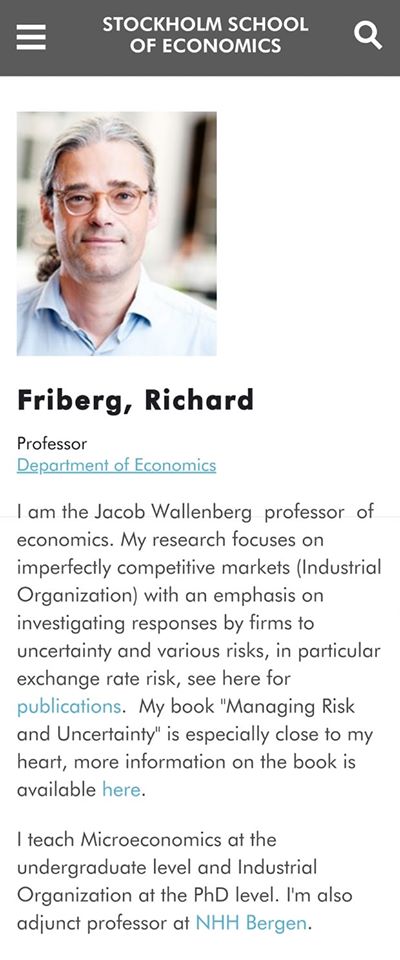 Forskare I Valutaregimen & Finansministerns Partner