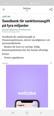 Förtroendegivande Försmak För Swedbank