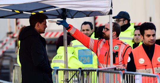 Italienska Generalstabsstabschefen I Karantän