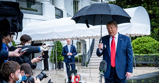 Konfliktmedlande Trump