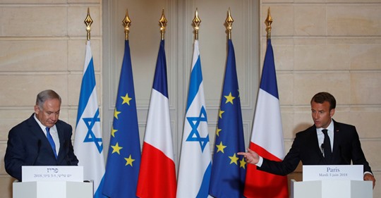 Frankrike Uppmanar Israel