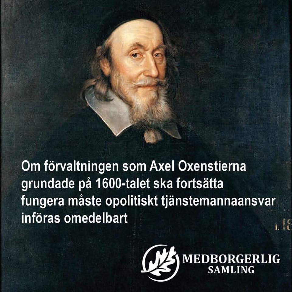 Medborgelig Samling & Axel Oxienstierna