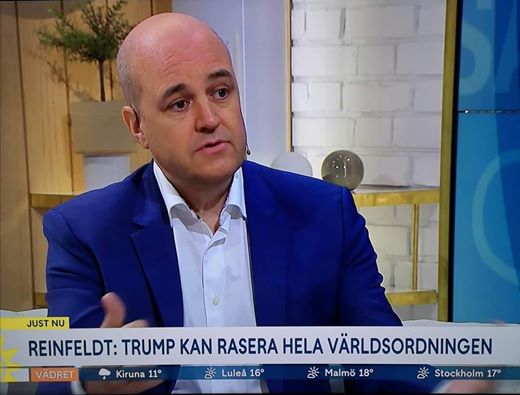 Falsettgnäggande Reinfeldt