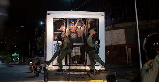 Pandemibestraffning I Venezuela