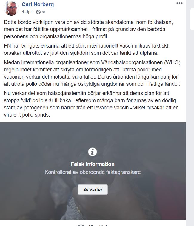 Impopulärt Hos FB