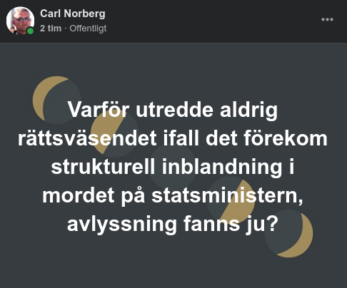Statsministermord & Strukturell Avlyssning