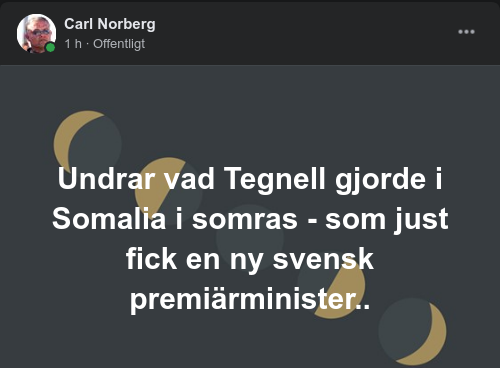 Tegnell & Somalia