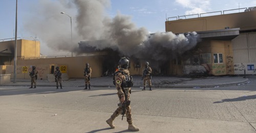 Tillbakadragningsvarnande USA I Irak