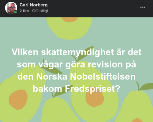 Nobel & Fredlig Skattemyndighet