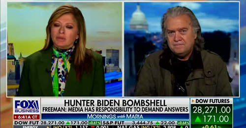 Bannon Om Biden Hos Bartiromo