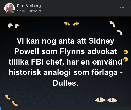 FBI & Omvänd Historisk Analogi