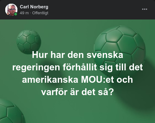 Svensk MOU Förhållning