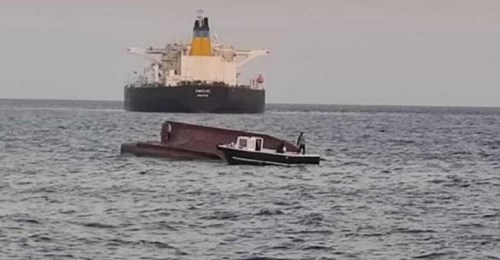 Turkisk Fiskebåt & Grekisk Tankbåt
