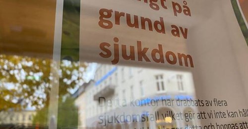 Swedbank Sjukstängt I Sundsvall