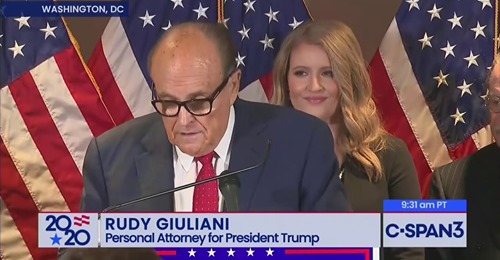 Giuliani Exponerar Opinionsbildningsmedier