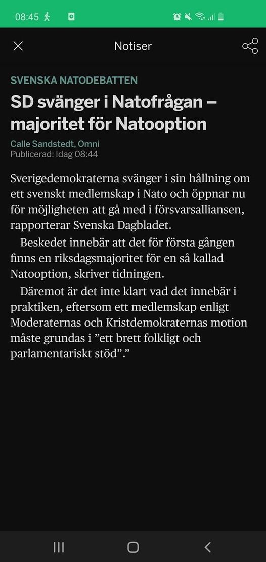 SD Gillar NATO