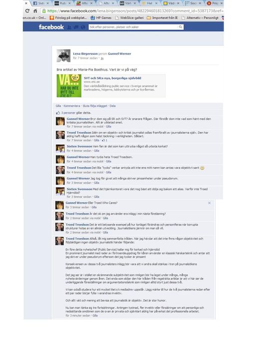 Hournalister Om Journalism