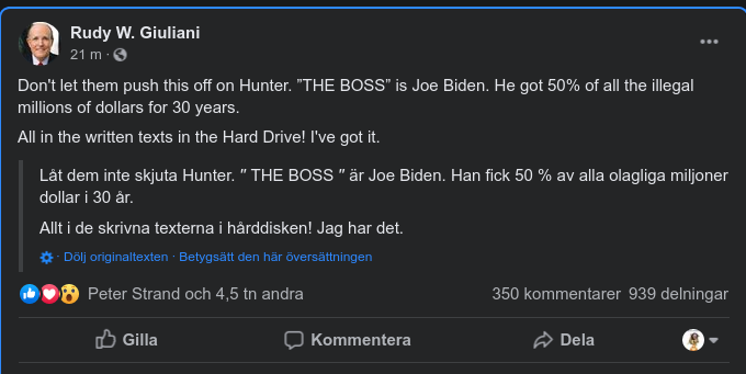 Giuliani Har Hårddisken
