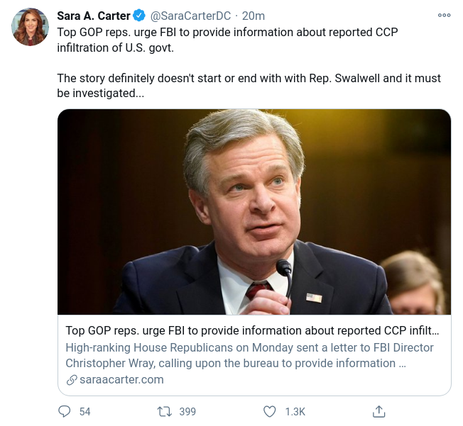 Informationsdelningsuppmanat FBI