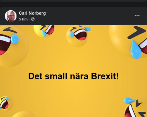 Smäll Nära Brexit