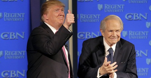 Trump Kyrkligt Uppmanad Att Gå Vidare